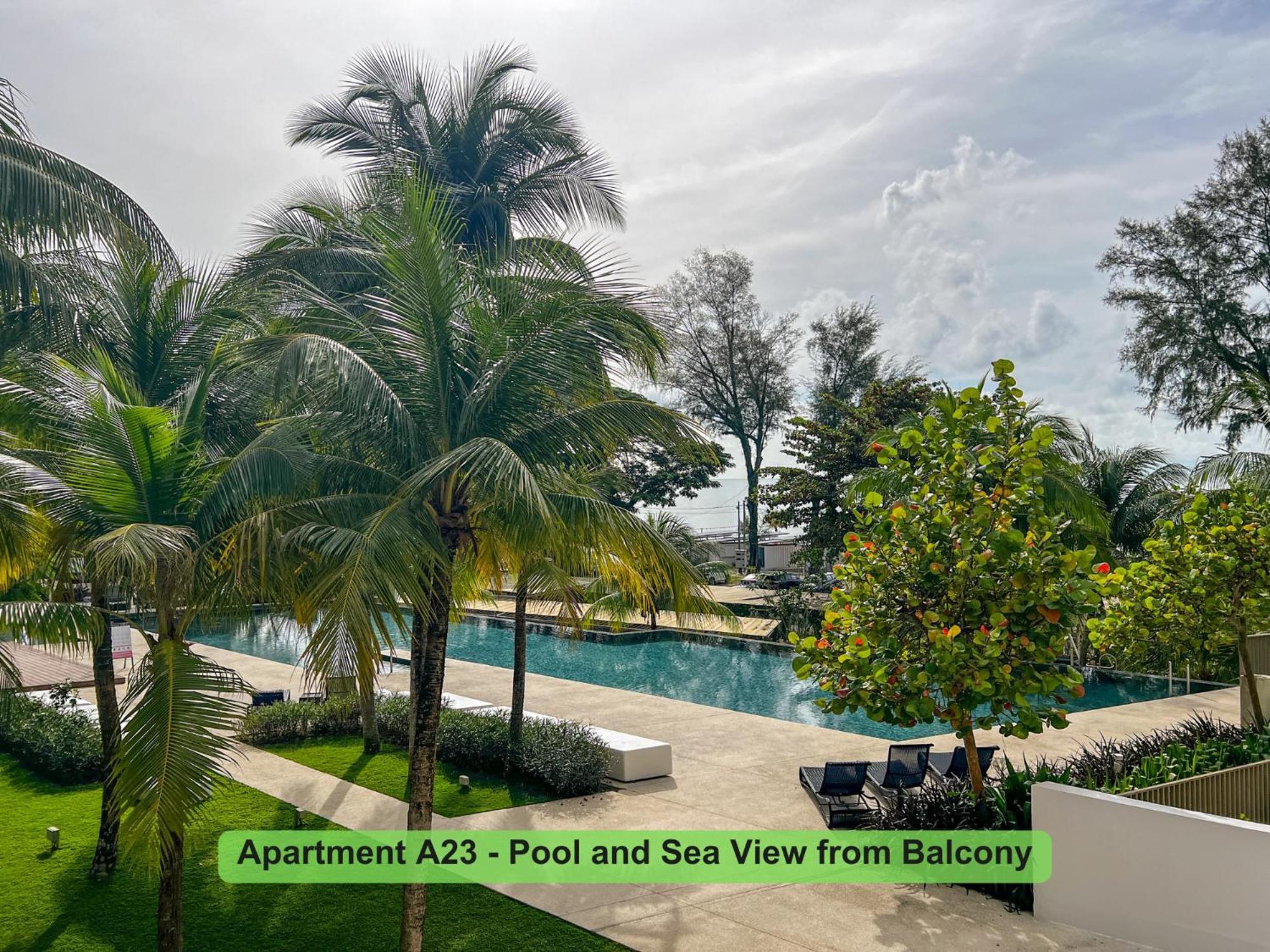 By The Sea- Pool And Sea View Apartment บาตูเฟอริงกี ภายนอก รูปภาพ